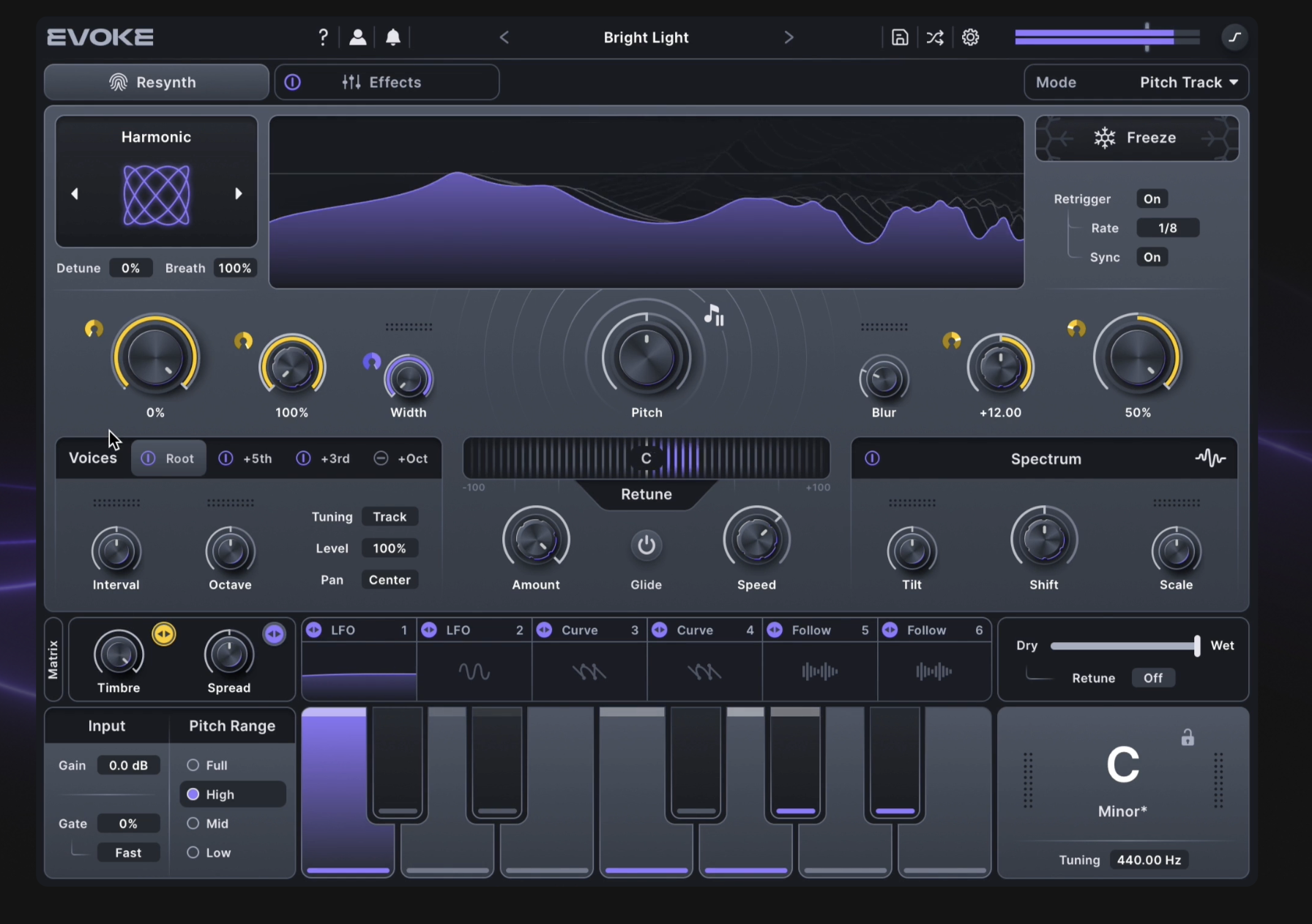 Minimal Audio Evoke